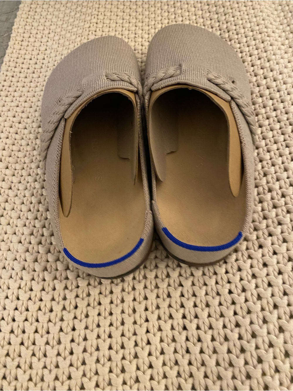 Rothy's The Braid Clog in Dove - Picture 5 of 9